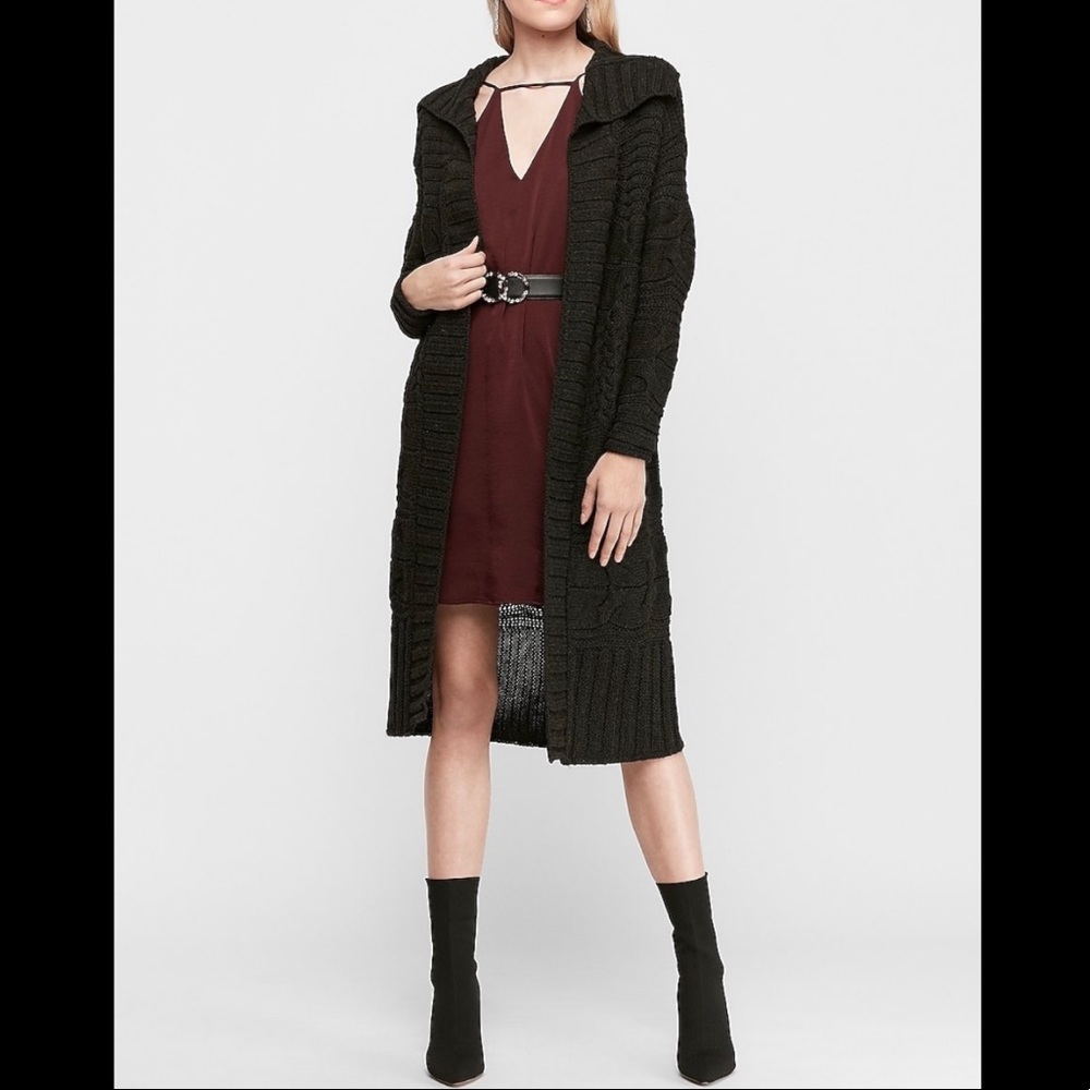 Duster Sweater in Charcoal